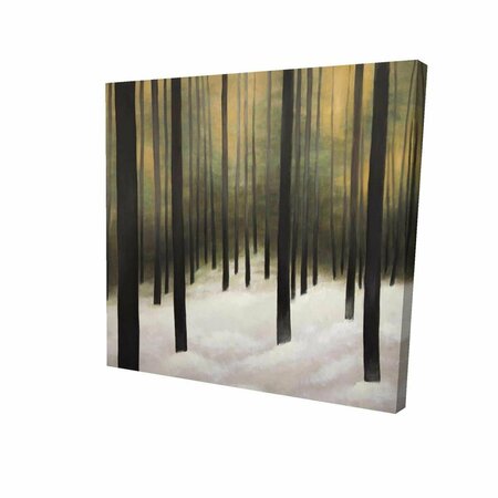 FONDO 32 x 32 in. Silent Forest-Print on Canvas FO2787986